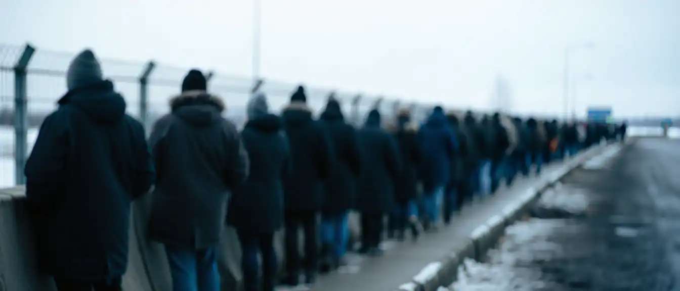 Граница на пределе: пассажиров в очереди на пункте «Нарва-1» ждут часами
