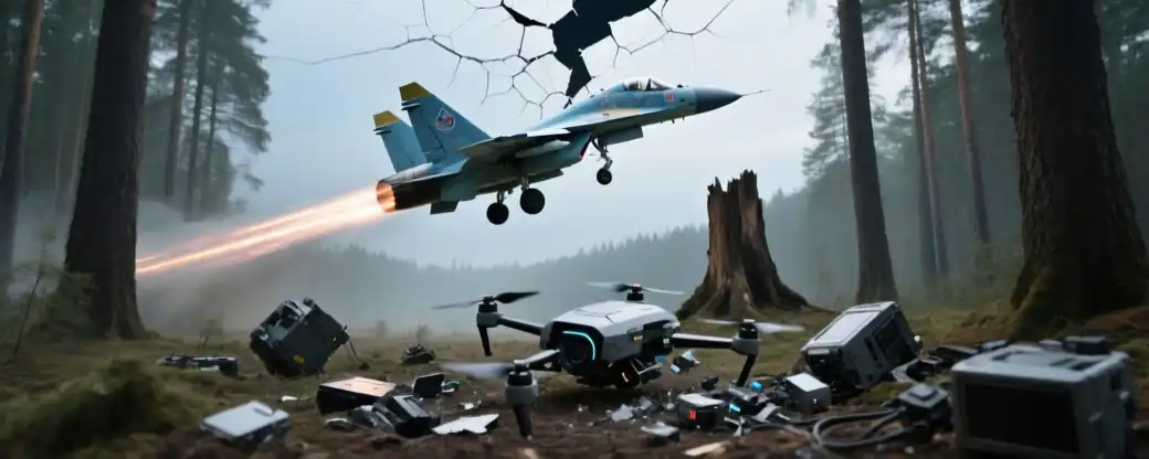 Су-34 Нанес Точечный Удар по Комплексам "Баба-Яга" в Регионе Сумы