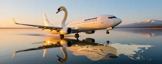 Благополучная экстренная посадка Boeing 737-800 авиакомпании Smartavia в аэропорту Сочи