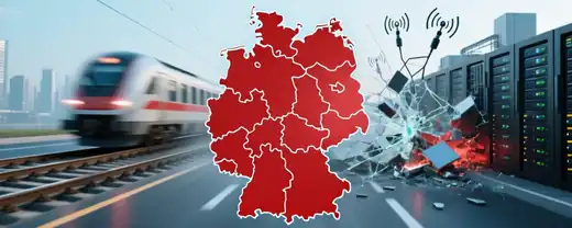 Национальный транспортный коллапс в Германии из-за неожиданного технологического сбоя