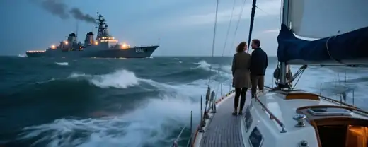 Пенсионеры из Британии стали невольными участниками драматического инцидента у берегов Ла-Манша