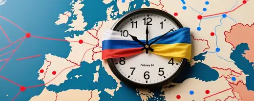 Время и пространство спецоперации: Движение фронтов на карте РИА Новости
