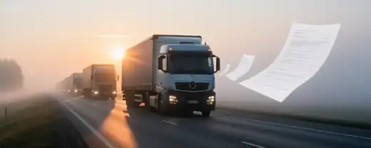 Путин одобрил льготный период для перевозчиков при переходе на электронные накладные